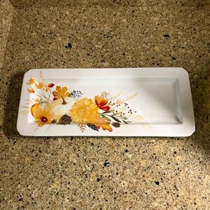 🍁Evergreen Fall Pumpkin Serving Platter